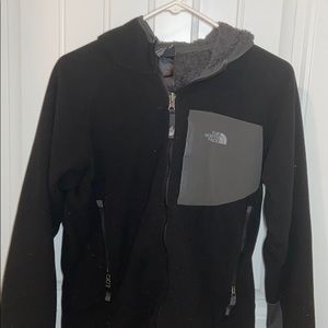 Boys North Face fleece lined zip up